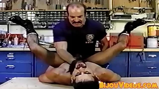 Hung retro ass banging copper drills a horny bottom butt pirate