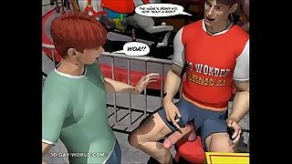 CHARLIE On tap THE CARNIVAL&colon; 3D Gay World Comics