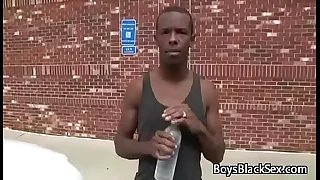 black gay husky man seduces teen white boy for a sympathetic fuck 18
