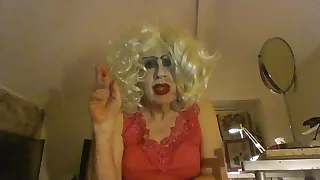 Cross-dressed&comma; Sissy A load off one's feet Slut&comma; TGirl&comma; Sarah Millward - Loves her clitty sucked and hole rammed by a big&comma; black cock